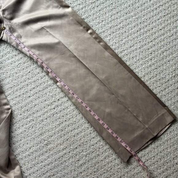 Banana Republic NWT Women’s Beige Linen Wide Leg Pants Size 8P x 30” Inseam NEW - Picture 11 of 13